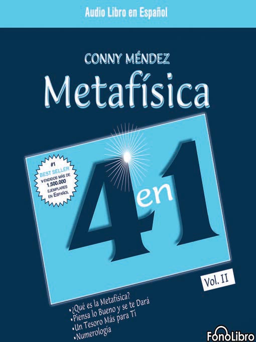 Detalles del título Metafísica 4 en 1 - Volumen 2 de Conny Mendez - Lista de espera